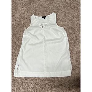 Lord and Taylor Sleeveless Blazer Blouse Suiting XS